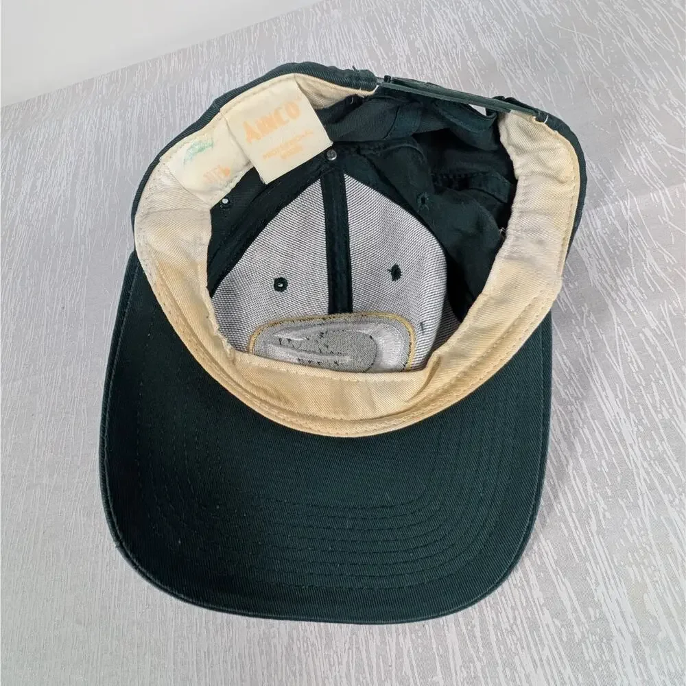 Vintage Anco Green Bay Packer Snapback Baseball Hat Green Classic